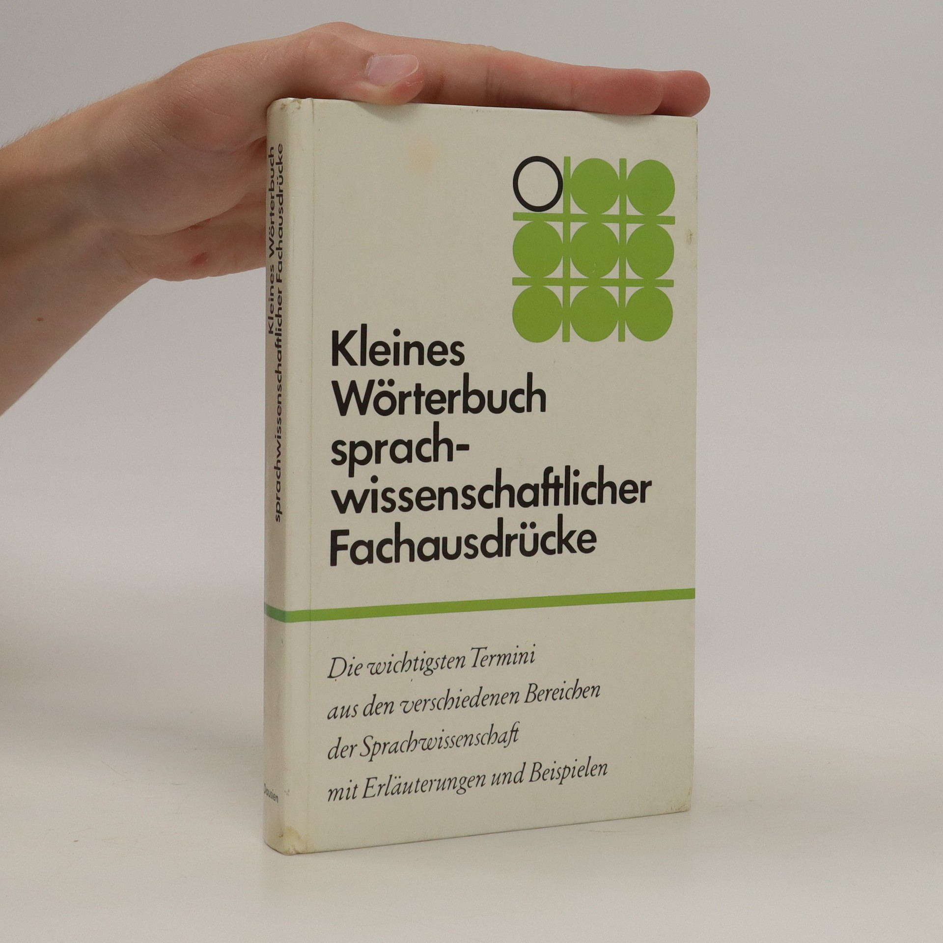 Kleines Wörterbuch sprachwissenschaftlicher Fachausdrücke : Die ...