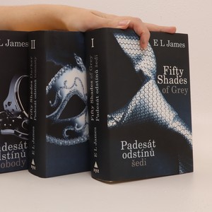náhled knihy - Padesát odstínů šedi. Padesát odstínů temnoty. Padesát odstínů svobody (3 svazky, komplet)