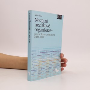 náhled knihy - Nestátní neziskové organizace - právní úprava, účetnictví, audit, daně