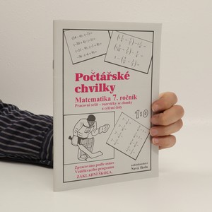 náhled knihy - Počtářské chvilky : matematika 7. ročník : pracovní sešit - rozcvičky se zlomky a celými čísly