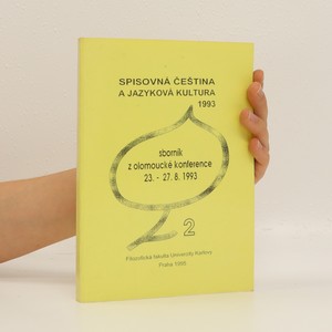 náhled knihy - Spisovná čeština a jazyková kultura 1993. 2. Díl