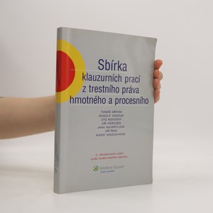 náhled knihy - Sbírka klauzurních prací z trestního práva hmotného a procesního
