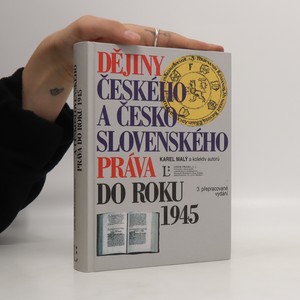 náhled knihy - Dějiny českého a československého práva do roku 1945