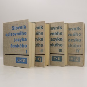 náhled knihy - Slovník spisovného jazyka českého (I. - IV.díl, 4 svazky, komplet)