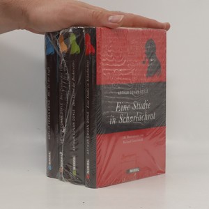 náhled knihy - Sherlock Holmes (vier Romane) - Eine Studie in Scharlachrot - Der Hund der Baskervilles - Das Zeichen der Vier - Das Tal der Ang (4 díly)