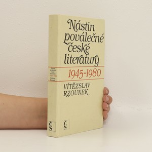 náhled knihy - Nástin poválečné české literatury 1945-1980