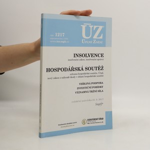 náhled knihy - Insolvence. Hospodářská soutěž
