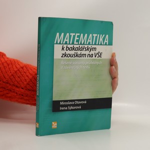 náhled knihy - Matematika k bakalářským zkouškám na VŠE