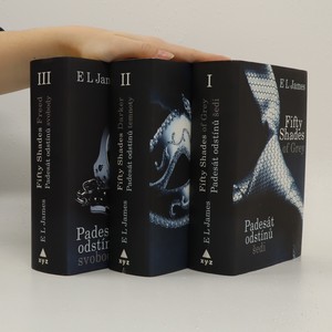 náhled knihy - Padesát odstínů šedi. Padesát odstínů temnoty. Padesát odstínů svobody (3 svazky, komplet)