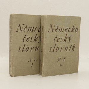 náhled knihy - Německo-český slovník (2 svazky)