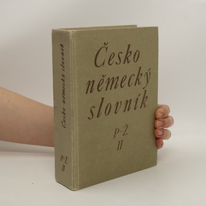 náhled knihy - Česko-německý slovník. 2. díl, P-Ž