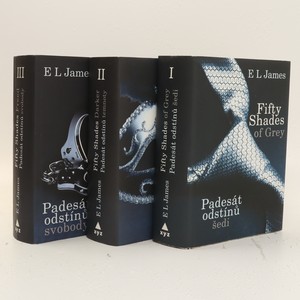 náhled knihy - Padesát odstínů šedi. Padesát odstínů temnoty. Padesát odstínů svobody (3 svazky, komplet)