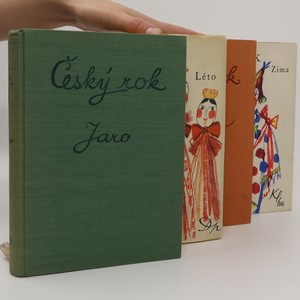 náhled knihy - Český rok v pohádkách, písních, hrách a tancích, říkadlech a hádankách. Jaro, léto, podzim, zima. (4 svazky, komplet)