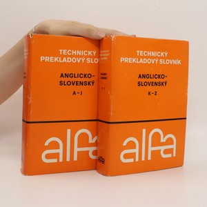 náhled knihy - Technický prekladový slovník anglicko-slovenský (2 svazky)